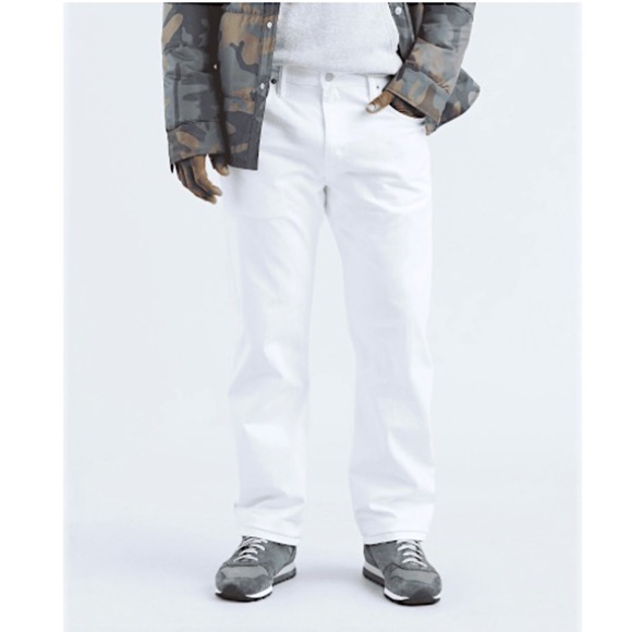 levis 569 white jeans